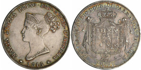Italie - Duché de Parme - 5 lire 1815

SUP

A/ Buste diadémé à gauche. MARIA LUIGIA PRINC. IMP. ARCID. D’AUSTRIA. // (millésime)

R/ Armes couro...