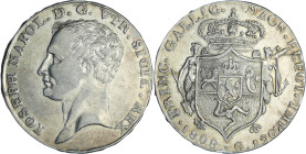 Italie - Royaume de Naples et des deux Siciles - Joachim Murat (1808-1815) - Piastre de 120 grana 1808

SUP

Montenegro.408

 Ar ; 27.34 gr ; 38...
