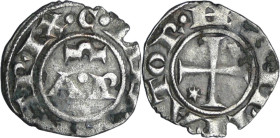 Italie - Sicile - Enrico VI di Svevia e Costanza d'Altavilla (1194-1197) - Mezzo Denaro

TB

A/ HE INPERATOR Croix cantonnée de deux étoiles.

R...