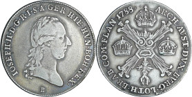 Pays-Bas autrichien - Joseph II (1780-1790) - 1/4 couronne 1788 B (Kremnitz)

TTB

KM#38

 Ar ; 7.28 gr ; 30 mm