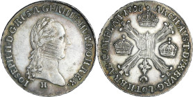 Pays-Bas autrichien - Joseph II (1780-1790) - 1/4 couronne 1788 H (Gunzburg)

SUP

KM#38

 Ar ; 7.39 gr ; 30 mm