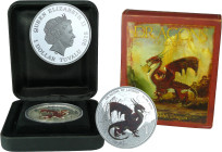 Tuvalu - The Perth mint - 1 dollar (1 once) 2012 "Dragon of legend, Red Welsh Dragon"

PROOF

 Ar ; 28.35 gr ; 41 mm

Monnaie vendue avec leur c...