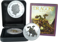 Tuvalu - The Perth mint - 1 dollar (1 once) 2013 "Dragon of legend, Three-Headed Dragon"

PROOF

 Ar ; 28.35 gr ; 41 mm

Monnaie vendue avec leu...