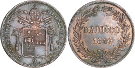 Vatican - Roma - Gregorio XVI (1831-1846) - Mezzo baiocco 1840 (Rome)

SUP

MIR 3111/16

 Cu ; 10.29 gr ; 30 mm