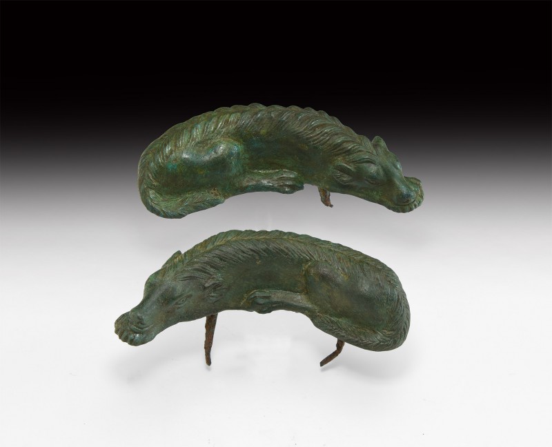 Large Roman Hunting Hound Chariot Mount Pair
1st century BC-1st century AD. A p...