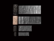Western Asiatic Cylinder Seal Collection
2nd millennium BC and later. A mixed group of haematite, schist and other stone cylinder seals with mainly f...