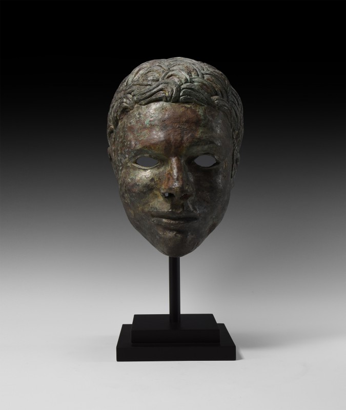 Roman Sports Mask of an Numidian Prince
Late 1st-early 2nd century AD. A bronze...