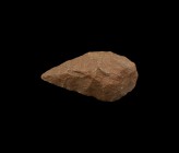 Palaeolithic Mauretania Handaxe
1.7 million-100,000 years BP. A symmetrically knapped quartzite hand axe from the Chinguetti Region (Adrar Plateau, M...
