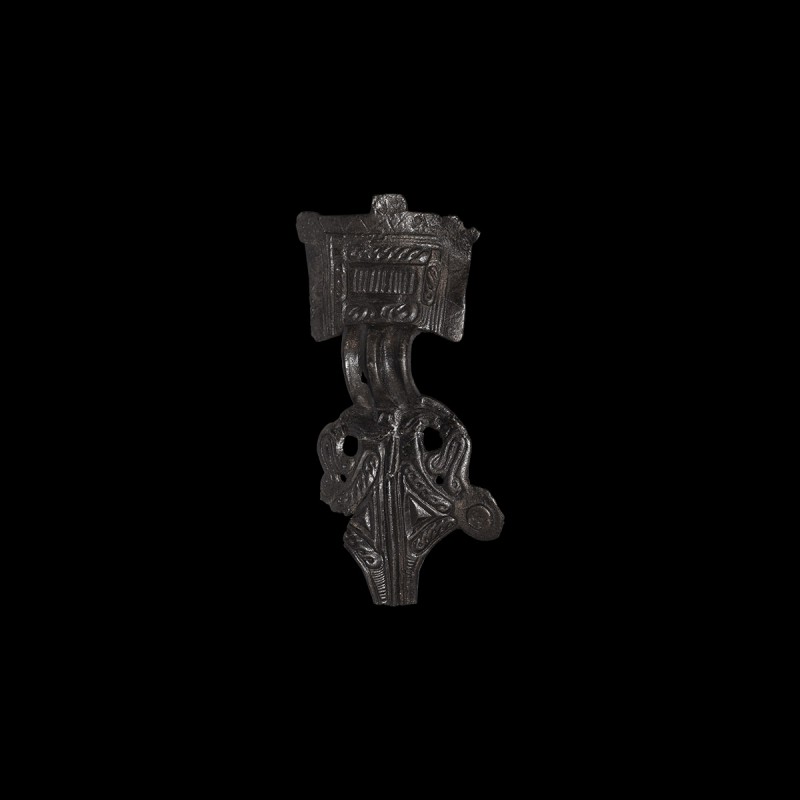 Anglo-Saxon Great Square-Headed Brooch
5th-6th century AD. A bronze great squar...
