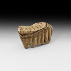 Natural History - Woolly Mammoth Fossil Tooth
Pliocene Period, 5.2 - 2.5 million years BP. A woolly mammoth Mammuthus primigenius tooth displaying so...