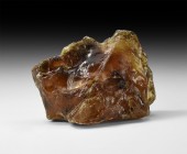 Natural History - Very Large Free Amber Sculpture
Oligocene Period, 45 million years BP. A very large irregular block of natural amber with vegetatio...