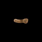 Roman Rock Crystal Phallic Pendant
1st-2nd century AD. A carved rock crystal amulet in the form of a phallus, small suspension loop above testicles. ...