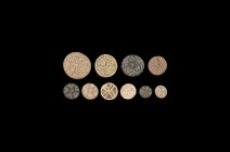 Western Asiatic Stamp Seal Collection
3rd-1st millennium BC. A group of ten stamp seals including five accompanied by typed and signed notes by the l...