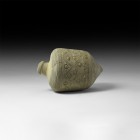 Byzantine 'Greek Fire' Fire Bomb or Hand Grenade
9th-11th century AD. A hollow ceramic vessel with conical base, intended to be filled with explosive...