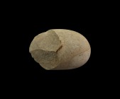 Palaeolithic Iberian Cobble Handaxe
400,000-300,000 years BP. A handaxe formed from a fractured quartzite river cobble with broad curved edge. 1.6 kg...
