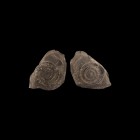 Natural History - Large Whitby Fossil
Lower Jurassic, Toarcian Stage, Upper Lias, Grey Shales, 199-175 million years BP. A large split Dactylioceras ...