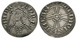 Anglo-Saxon Coins - Edward the Confessor - Canterbury / Caldewine - Expanding Cross Penny
1052-1053 AD. Heavy coinage, bust d. Obv: profile bust with...