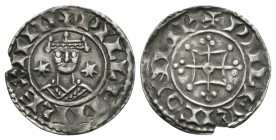 Norman Coins - William I - Canterbury / Wulfric - Two Stars Penny
1074-1077 AD. BMC type v. Obv: facing bust with star each side and +PILLEMREXIIIII ...