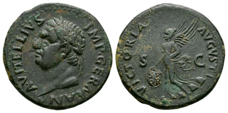 Ancient Roman Imperial Coins - Vitellius - Victory As
January-June 69 AD. Lugdu...