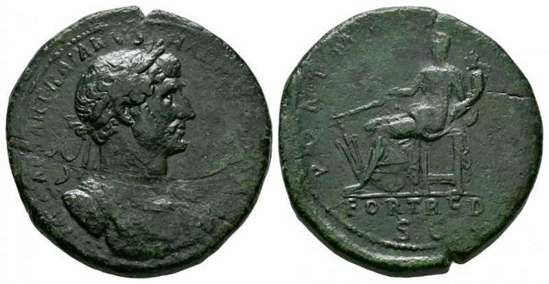 Ancient Roman Imperial Coins - Hadrian - Fortuna Sestertius
118 AD. Rome mint. ...