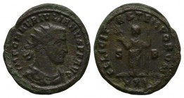 Ancient Roman Imperial Coins - Julian of Pannonia - Felicitas Antoninianus
284-285 AD. Siscia mint. Obv: IMP C M AVR IVLIANVS P F AVG legend with rad...