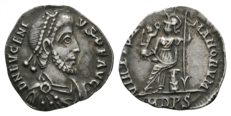 Ancient Roman Imperial Coins - Eugenius - Roma Siliqua
393-394 AD. Milan mint. ...