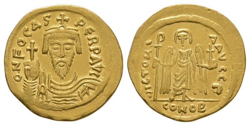 Ancient Byzantine Coins - Phocas - Angel Solidus
602-610 AD. Constantinople min...