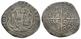 World Coins - Scotland - Robert II - Edinburgh - Groat
1371-1390 AD. Obv: profile bust with star-at-foot sceptre within tressure with trefoils with +...