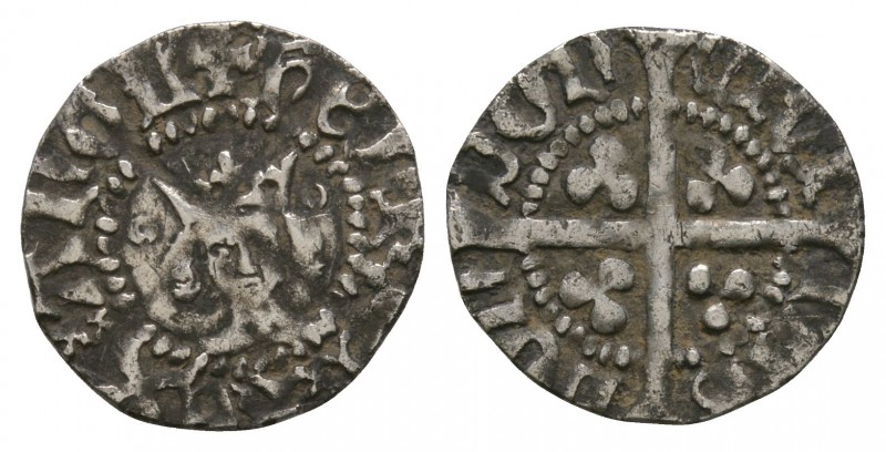 English Medieval Coins - Henry IV - London - Light Coinage Halfpenny
1412-1413 ...