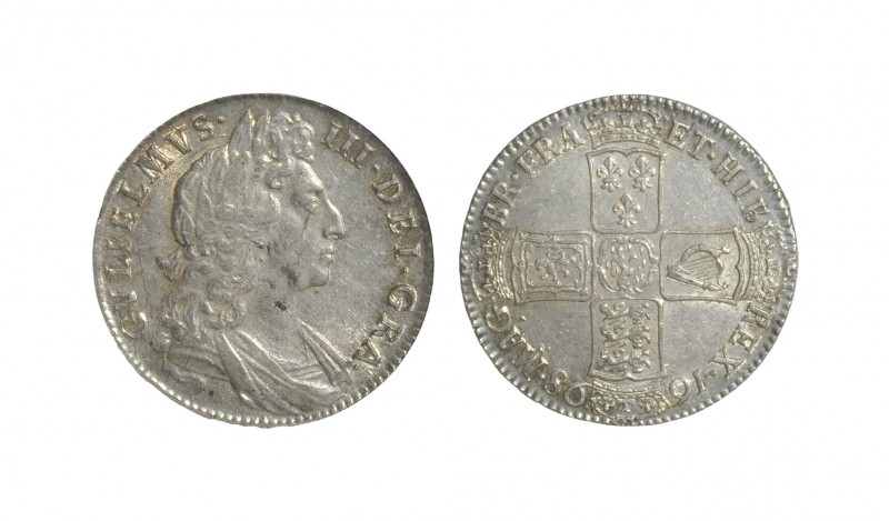 English Milled Coins - William III - 1698 - Halfcrown
Dated 1698 AD. Encapsulat...
