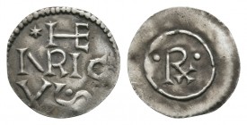 World Coins - Hungary - Emerich (Imre) - Inscription Denar
1196-1204 AD. Obv: .HE / NRIC / VS in three lines with HE and NR ligated and S sideways. R...