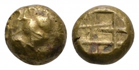 Ancient Greek Coins - Ionia - Ephesos - Electrum Stag Hekte
Circa 625-600 BC. Struck under Phanes. Obv: forepart of stag right, head turned back. Rev...