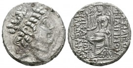 Ancient Greek Coins - Seleukid - Philip I Philadelphus - Zeus Tetradrachm
95-94 BC or 76-75 BC. Northern Syria mint. Obv: diademed head of Philip rig...