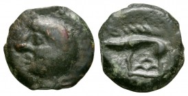 Celtic Iron Age Coins - Gaul - Leuci - Boar Potin
1st century BC. Obv: profile bust left. Rev boar left with triple arcs below. BMC III, 426; Sheers ...