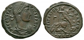 Ancient Roman Imperial Coins - Constantius II - Emperor Spearing Fallen Horseman Maiorina
351-352 AD. Thessalonica mint. Obv: D N CONSTANTIVS P F AVG...