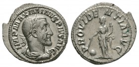 Ancient Roman Imperial Coins - Maximinus I - Providentia Denarius
235-236 AD. Rome mint. Obv: IMP MAXIMINVS PIVS AVG legend with laureate and draped ...