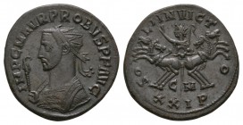 Ancient Roman Imperial Coins - Probus - Sol Antoninianus
280 AD. Cyzicus mint. Obv: IMP C M AVR PROBVS P F AVG legend with radiate and robed bust lef...