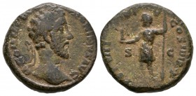 Ancient Roman Imperial Coins - Commodus - Roma As
183 AD. Rome mint. Obv: M COMMODVS ANTONINVS AVG legend with laureate bust right. Rev: TR P VIII IM...