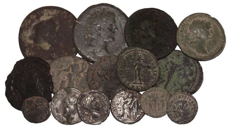 Ancient Roman Imperial Coins - Trajan to Constantine I - Denarii and Bronzes [15...