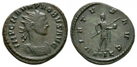 Ancient Roman Imperial Coins - Probus - Emperor Standing Antoninianus
276-277 AD. Ticinum mint. Obv: IMP C M AVR PROBVS AVG legend with radiate and c...
