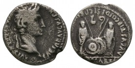 Ancient Roman Imperial Coins - Augustus - Gaius and Lucius Denarius
2 BC-4 AD. Lugdunum mint. Obv: CAESAR AVGVSTVS DIVI F PATER PATRIAE legend with l...