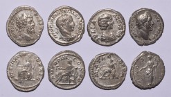 Ancient Roman Imperial Coins - Antoninus Pius to Severus Alexander - Denarii [4]
138-235 AD. Group comprising denarii of: Antoninus Pius (Felicitas-P...