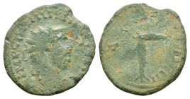Ancient Roman Imperial Coins - Carausius - Capricorn Antoninianus
287-288 AD. London mint. Obv: IMP CARAVSIVS P F AVG legedn with radiate, draped and...