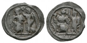 Ancient Roman Provincial Coins - Anonymous - Alexandria - Lead Nilus Tessera
2nd-3rd century AD. Uncertain RY of an uncertain emperor. Obv: male figu...