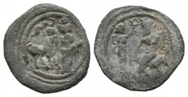 Ancient Roman Provincial Coins - Anonymous - Alexandria - Lead Nilus Tessera
2nd-3rd century AD. Obv: Nilus seated left on rock, crowned by Nike stan...