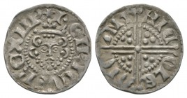 English Medieval Coins - Henry III - Canterbury / Nichole - Long Cross Penny
1248-1250 AD. Class 3b. Obv: facing bust with HENRICVS REX III legend. R...