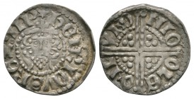 English Medieval Coins - Henry III - London / Nichole - Long Cross Penny
1248-1250 AD. Class 3c. Obv: facing bust with HENRICVS REX III legend. Rev: ...