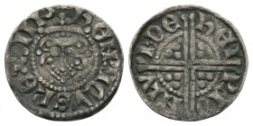 English Medieval Coins - Henry III - London / Henri - Long Cross Penny
1248-1250 AD. Class 3c. Obv: facing bust with HENRICVS REX III legend. Rev: lo...