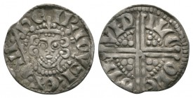 English Medieval Coins - Henry III - London / Nichole - Long Cross Penny
1248-1250 AD. Class 5c. Obv: facing bust with sceptre and HENRICVS REX III l...