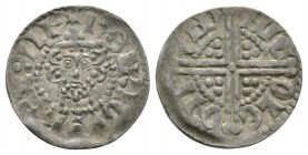 English Medieval Coins - Henry III - London / Nichole - Long Cross Penny
1248-1250 AD. Class 3c. Obv: facing bust with hENRICUS REX:III legend. Rev: ...